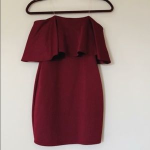 Burgundy bodycon Dress